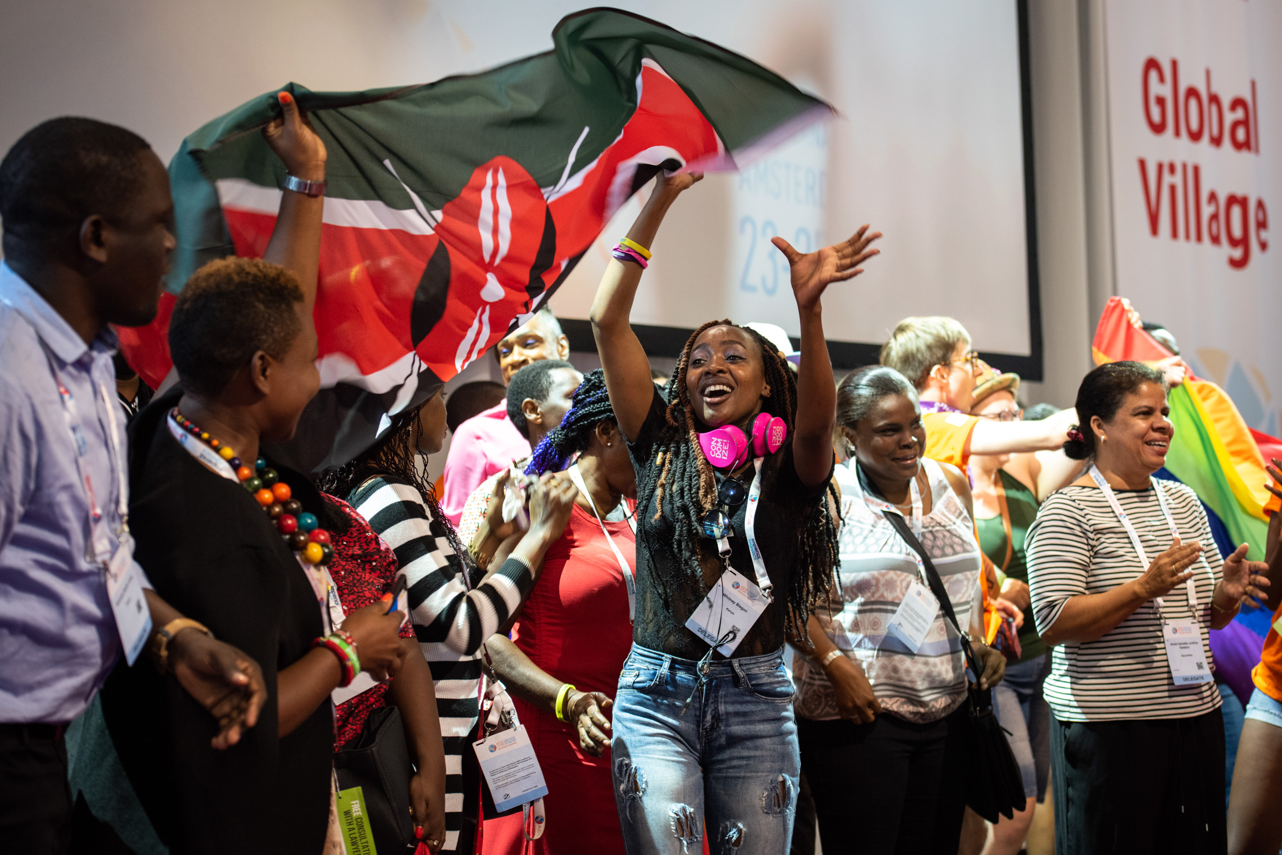 People at an IAS conference