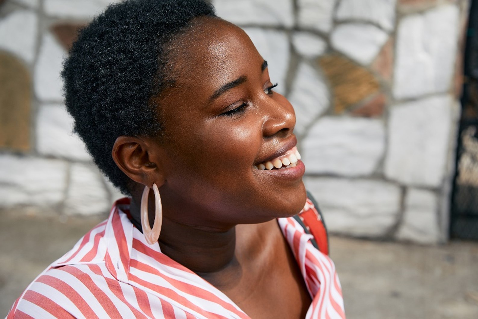 Smiling young woman