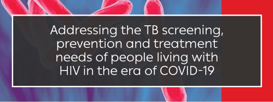Addressing the TB Screening Webinar Graphic