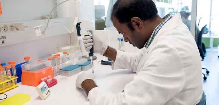 Scientist in a lab